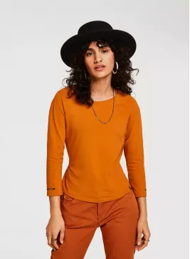 Globus Women Mustard Solid Top
